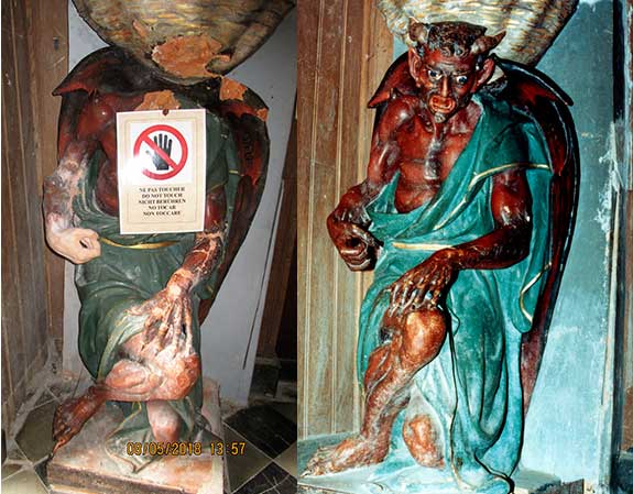 diable de rennes le chateau en cours de restauration