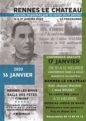 journee du 17 janvier 2020 a rennes le chateau