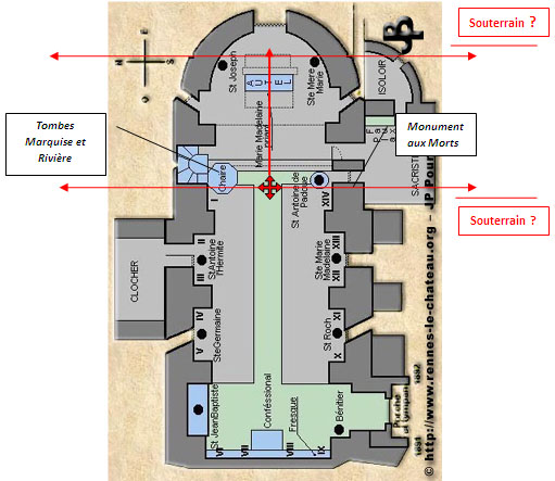rennes le chateau tombeaux